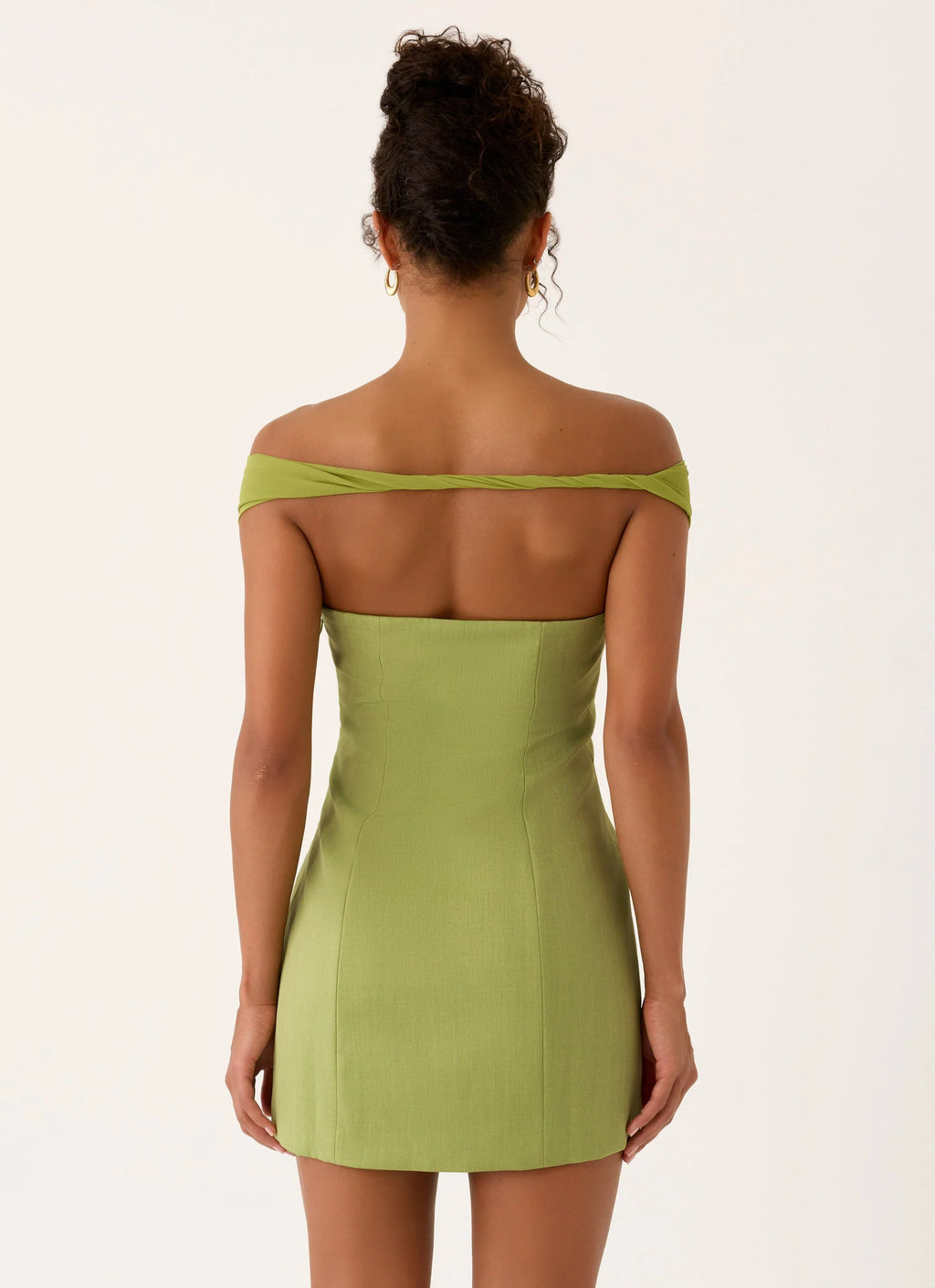 Caterina Mini Dress - Fern Green
