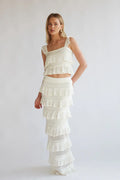 Colette Crochet Top and Maxi Skirt Set