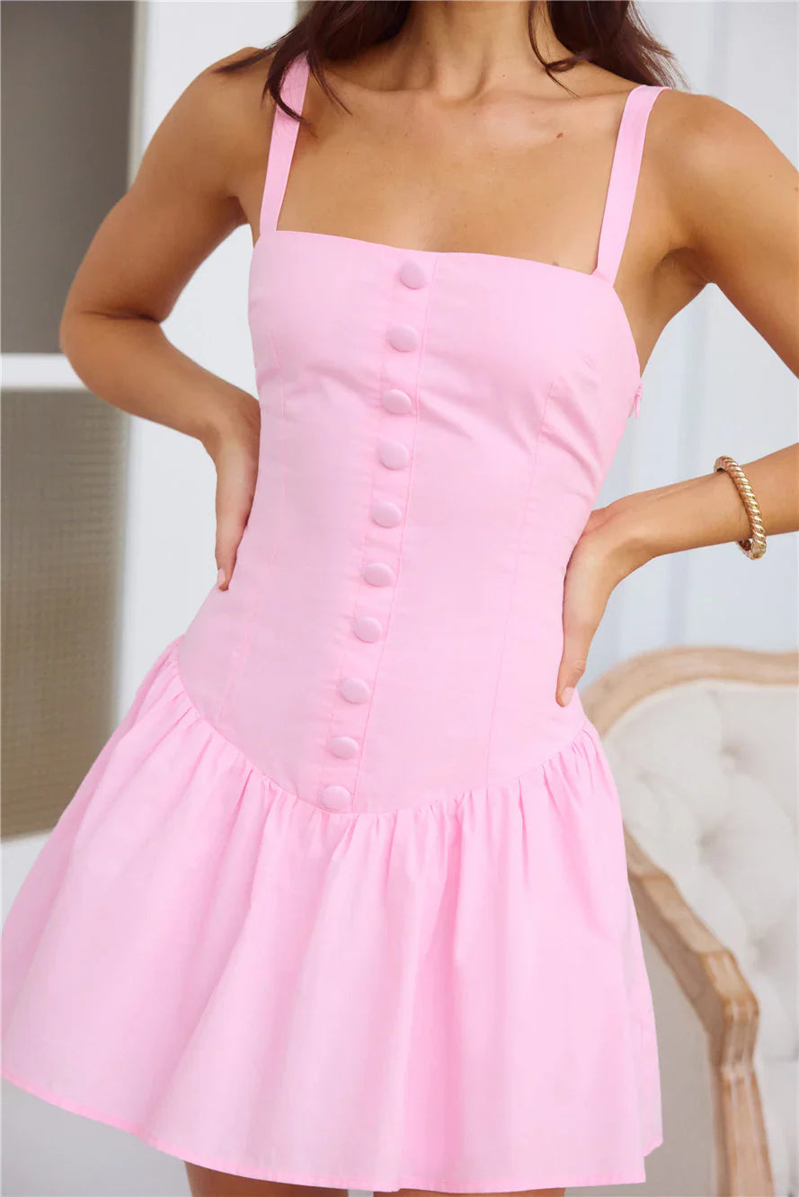 Sunset To Sunrise Mini Dress Blush