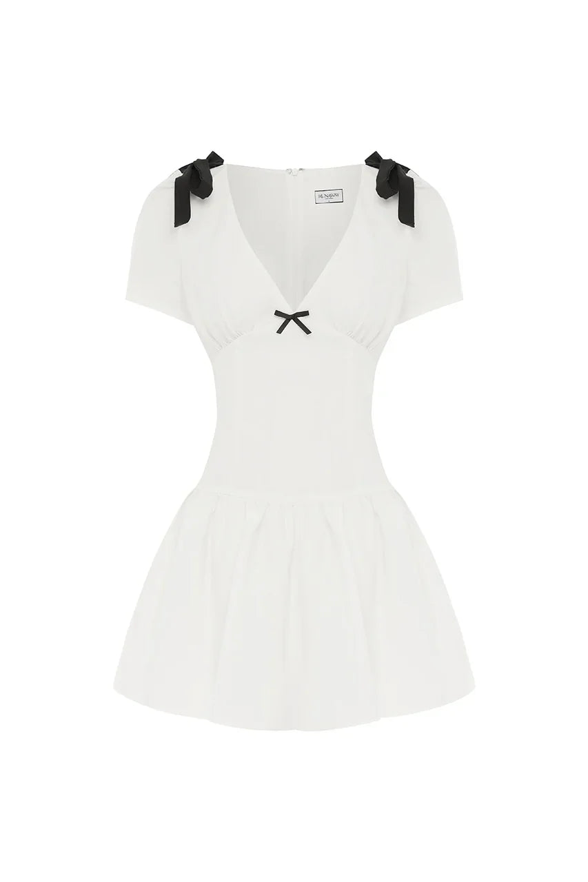 ARIARNE MINI DRESS - WHITE