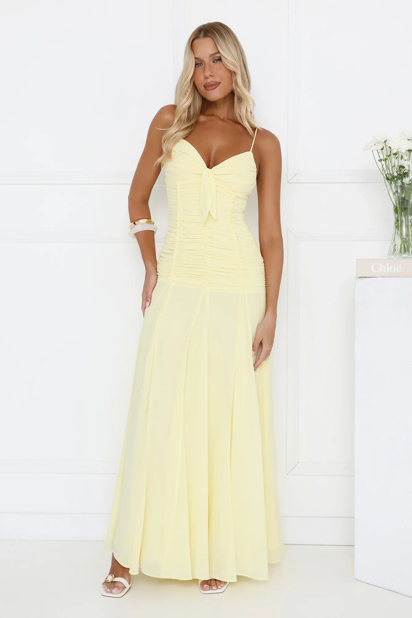 Lemonade Sunshine Maxi Dress Yellow