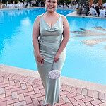 Seen For You Cowl Neck Satin Maxi Dress Green