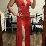 Until The Sun Rises Satin Maxi Dress Red