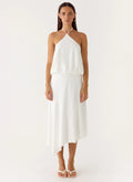To The Girls Midi Dress - White