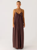 Losario Maxi Dress - Cool Chocolate