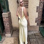 Seen For You Cowl Neck Satin Maxi Dress Green