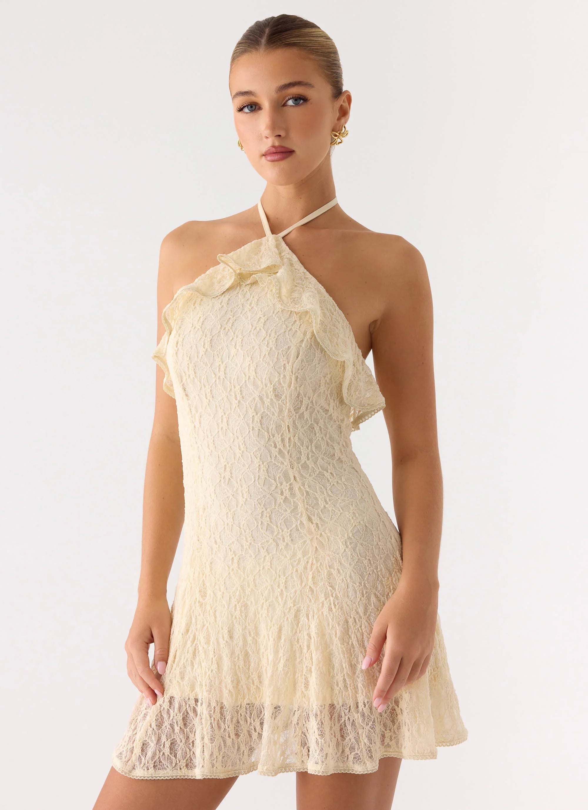 Every Second Mini Dress - Ivory