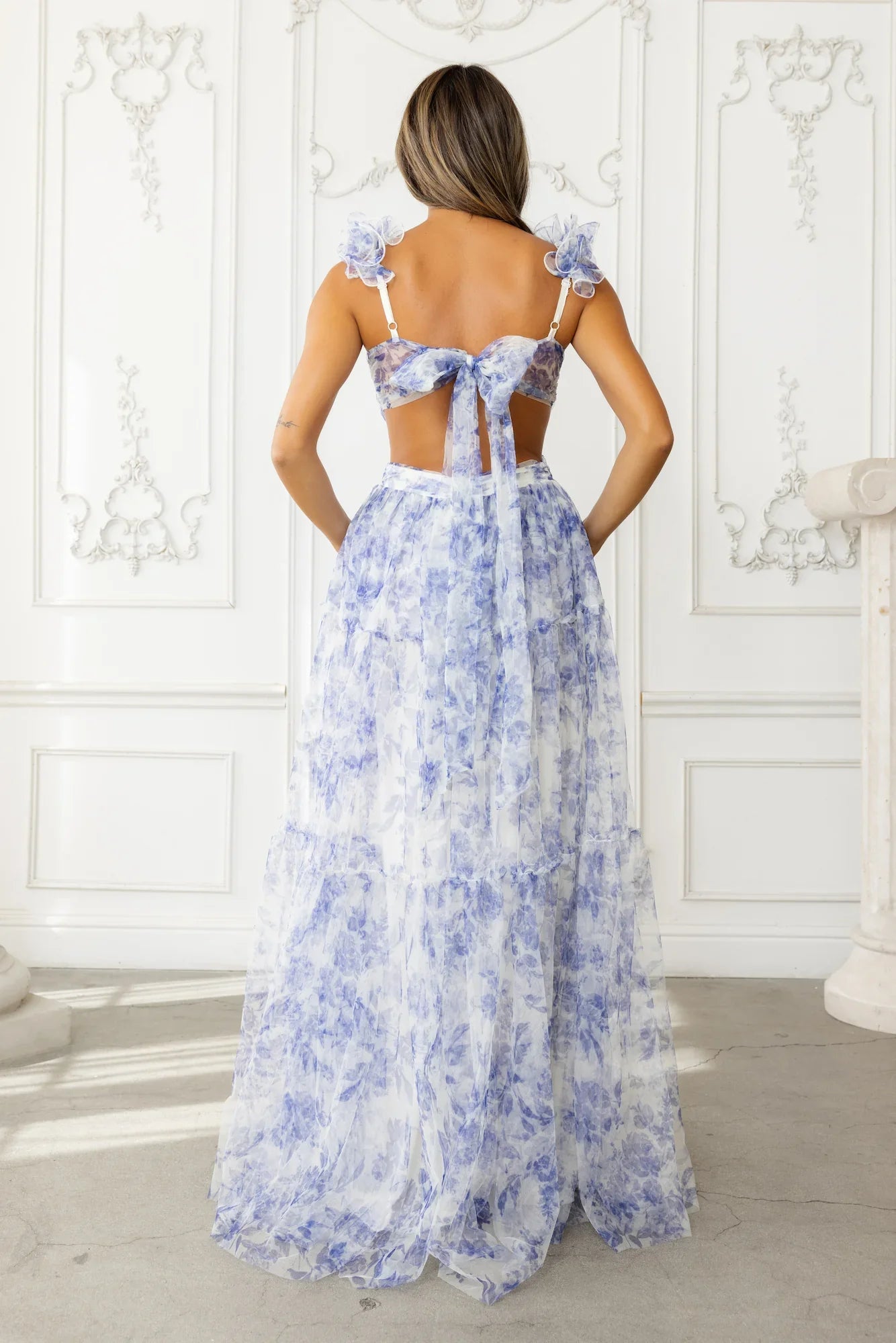 Endless Riviera Maxi Dress Blue